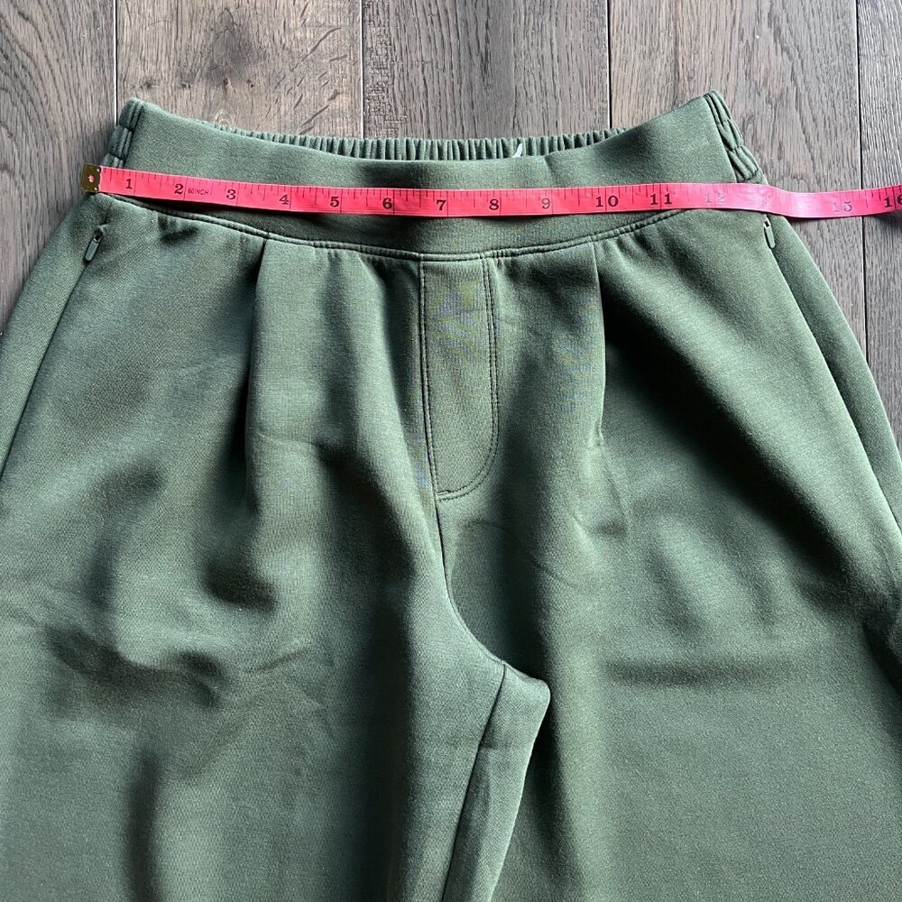 OFFLINE Aerie ChillUp Trousers Size XS Military Green Wide Leg Lounge Pants NWT - Picture 5 of 7